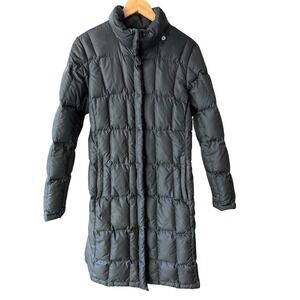 The North Face Metropolis Down Parka Jacket Black 550 Fill Puffer Coat Womens